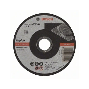 Bosch Standard for Inox отрезной круг 125х1.0х22.23 (по нерж. стали), прямой, 10 шт.
