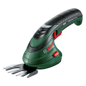 Bosch Isio 3 аккумуляторные ножницы (1 x 1.5 Ач, ЗУ) с ножем для травы