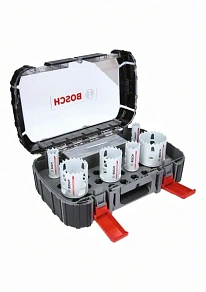 Bosch Endurance for Heavy Duty универсальный набор твердосплавных коронок 22/25/35/51/60/68 мм (9 предметов)